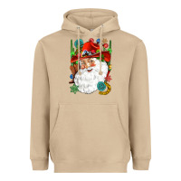 Mushroom Cowboy Santa Heavyweight Hoodie - NancyCooperArtShop