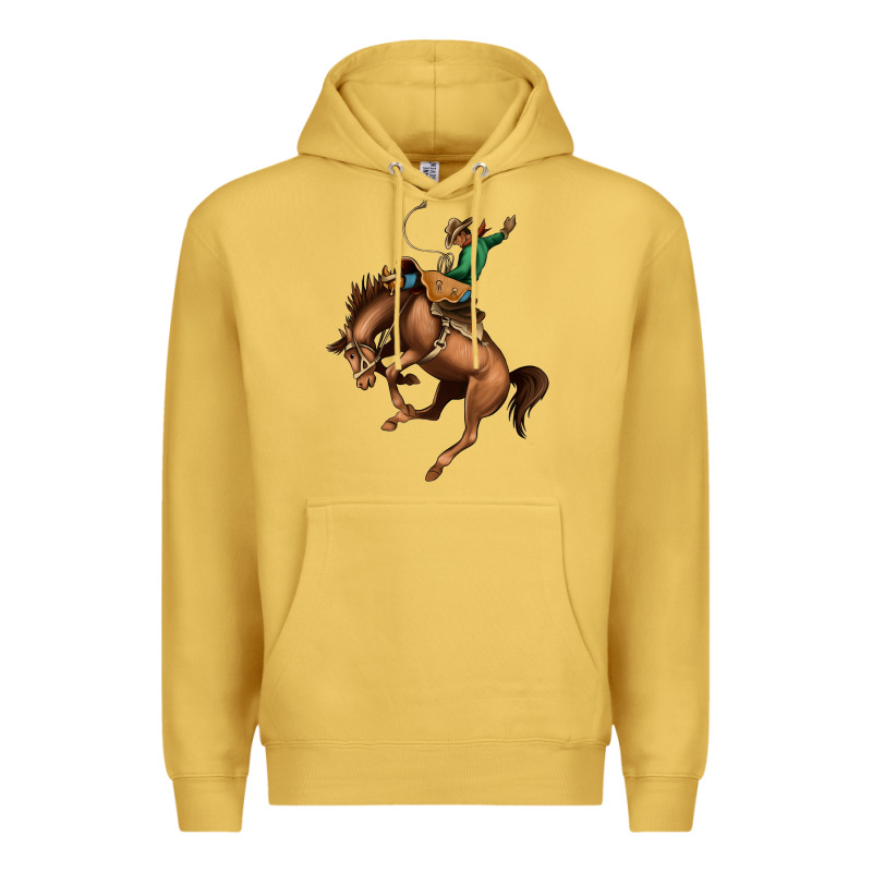 Bucking Bronco Rodeo Premium Hoodie by Bettercallsaul | Teevron