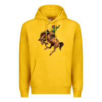 Lemon Bucking Bronco Rodeo Premium Hoodie - Bettercallsaul