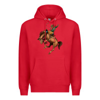 Red Bucking Bronco Rodeo Premium Hoodie - Bettercallsaul