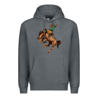 Rock Bucking Bronco Rodeo Premium Hoodie - Bettercallsaul