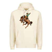 Sandshell Bucking Bronco Rodeo Premium Hoodie - Bettercallsaul