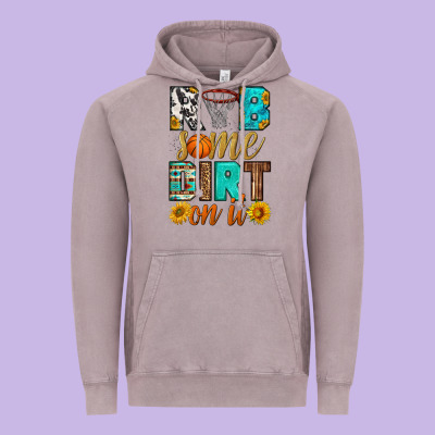 Rub Some Dirt On It Basketball Vintage Hoodie Designed By Hra Design Shop