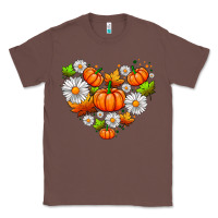 Chestnut pumpkin and daisies Classic Tee - AdoDesignShop