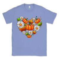 Colony Blue pumpkin and daisies Classic Tee - AdoDesignShop