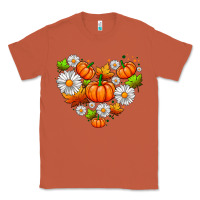 Copper pumpkin and daisies Classic Tee - AdoDesignShop
