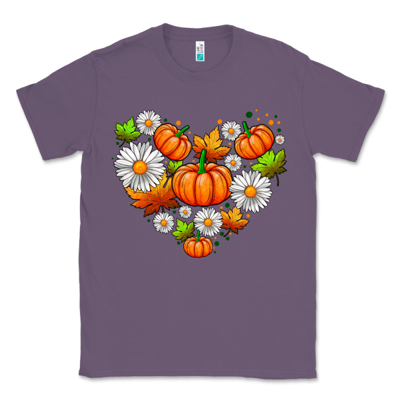 Pumpkin And Daisies Classic Tee by AdoDesignShop | Teevron