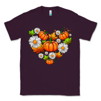 Plum pumpkin and daisies Classic Tee - AdoDesignShop