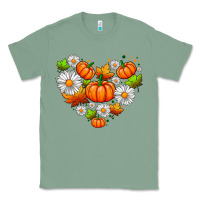 Sage pumpkin and daisies Classic Tee - AdoDesignShop