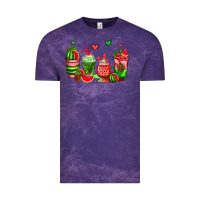 Cloud Purple watermelon coffee cups Vintage Tee - AdoDesignShop