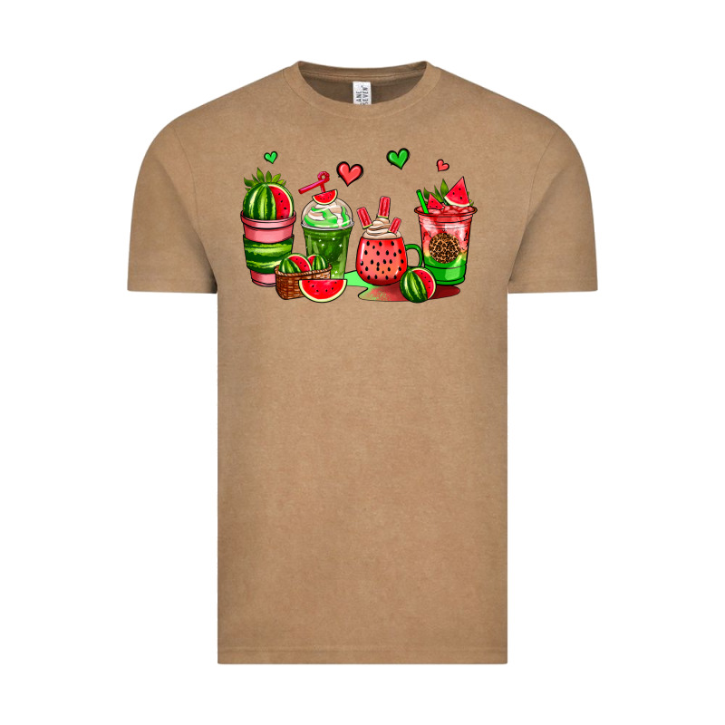Watermelon Coffee Cups Vintage Tee by AdoDesignShop | Teevron
