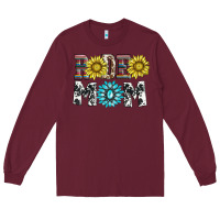 Burgundy rodeo mom Long Sleeve Tee - AdoDesignShop