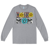 Heather Grey rodeo mom Long Sleeve Tee - AdoDesignShop