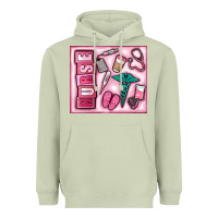 Matcha nurse Heavyweight Hoodie - MaliasSmallBusiness