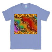 Colony Blue pride sunflower  rainbow leopard Classic Tee - AdoDesignShop
