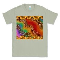 Matcha pride sunflower  rainbow leopard Classic Tee - AdoDesignShop