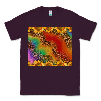 Plum pride sunflower  rainbow leopard Classic Tee - AdoDesignShop