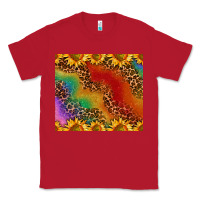 Red pride sunflower  rainbow leopard Classic Tee - AdoDesignShop