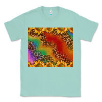 Seafoam pride sunflower  rainbow leopard Classic Tee - AdoDesignShop
