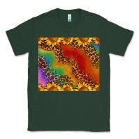 Sports Green pride sunflower  rainbow leopard Classic Tee - AdoDesignShop