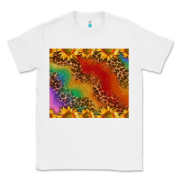 White pride sunflower  rainbow leopard Classic Tee - AdoDesignShop