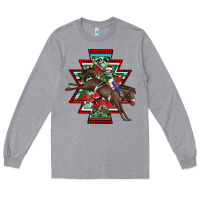 Aztec Rodeo Christmas Long Sleeve Tee | Teevron