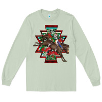 Matcha aztec rodeo christmas Long Sleeve Tee - AdoDesignShop
