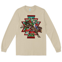 Mushroom aztec rodeo christmas Long Sleeve Tee - AdoDesignShop