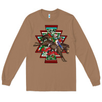 Toasted Coconut aztec rodeo christmas Long Sleeve Tee - AdoDesignShop