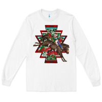 White aztec rodeo christmas Long Sleeve Tee - AdoDesignShop