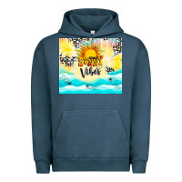 Pigment Midnight Navy sunny vibes Urban Hoodie - TumblerDesignByShophia
