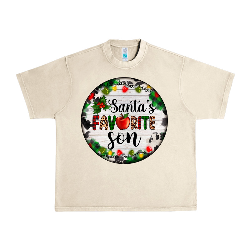 Christmas  Cookie And Light Santas Favorite   Son Urban Heavy Tee by AdoDesignShop | Teevron