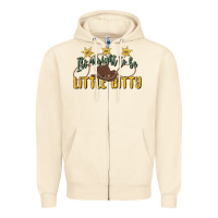Sandshell its alright to be little bitty Zipper Hoodie - MaliasSmallBusiness