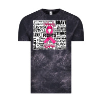 Cloud Black breast cancer nobody fights alone Vintage Tee - JahusDesignShop