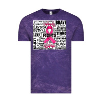 Cloud Purple breast cancer nobody fights alone Vintage Tee - JahusDesignShop