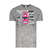 Cloud Rock breast cancer nobody fights alone Vintage Tee - JahusDesignShop