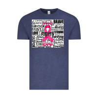 Vintage Denim breast cancer nobody fights alone Vintage Tee - JahusDesignShop