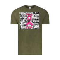 Vintage Olive breast cancer nobody fights alone Vintage Tee - JahusDesignShop