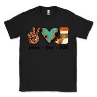 Black peace love fall Classic Tee - JahusDesignShop