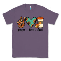 Lavender peace love fall Classic Tee - JahusDesignShop