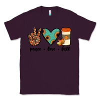 Plum peace love fall Classic Tee - JahusDesignShop