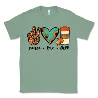 Sage peace love fall Classic Tee - JahusDesignShop