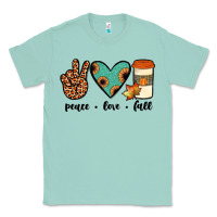Seafoam peace love fall Classic Tee - JahusDesignShop
