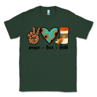 Sports Green peace love fall Classic Tee - JahusDesignShop