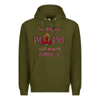 Army Green La mejor Madre Del Mundo Mundial Premium Hoodie - Bettercallsaul