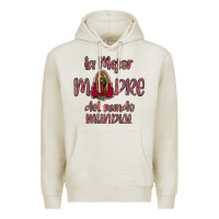 Oatmeal Heather La mejor Madre Del Mundo Mundial Premium Hoodie - Bettercallsaul