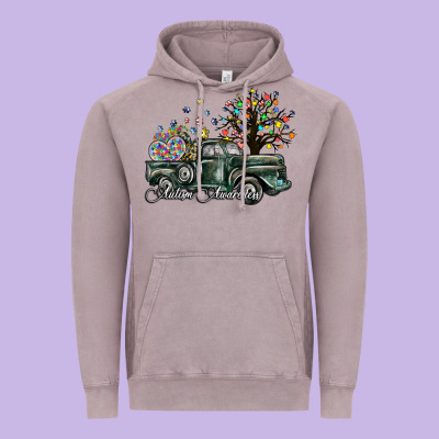 Autism Awareness Vintage Hoodie Designed By Sublimationcraftshop