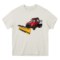 Cream snow plow Heavy Core Tee - Artiststas