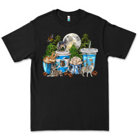 Black Wolf coffee cups Premium Tee - texasbilliewilder