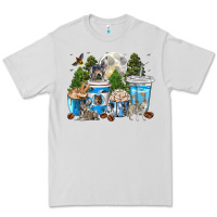 Dove Grey Wolf coffee cups Premium Tee - texasbilliewilder